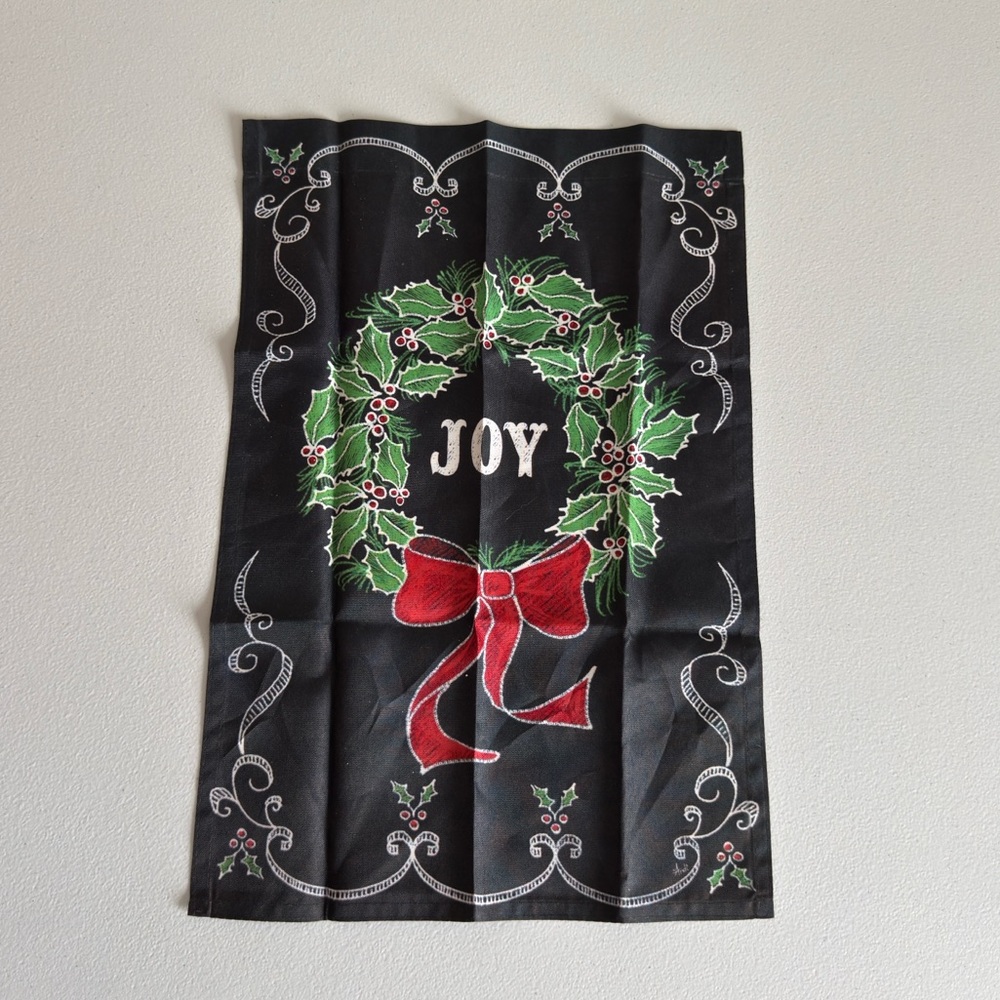 Christmas JOY Fabric Banner

Approx. 12”x18”